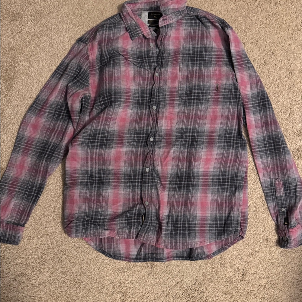 Quicksilver Long Sleeve Flannel XL
